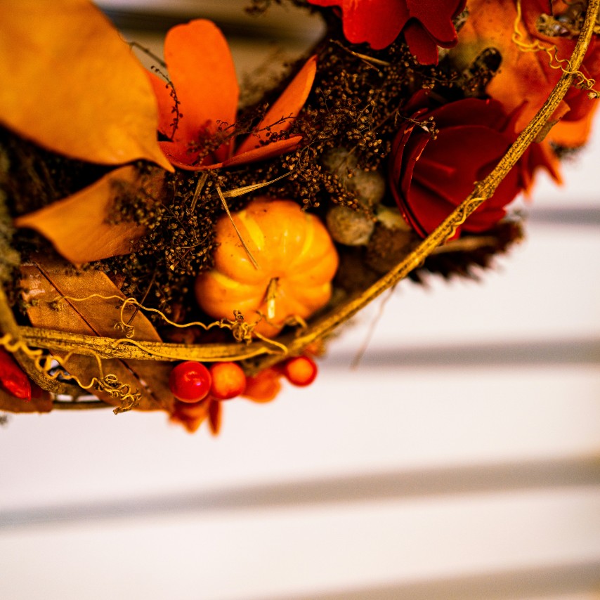 Blumenkranz für Ihre Tür – 11. Oktober