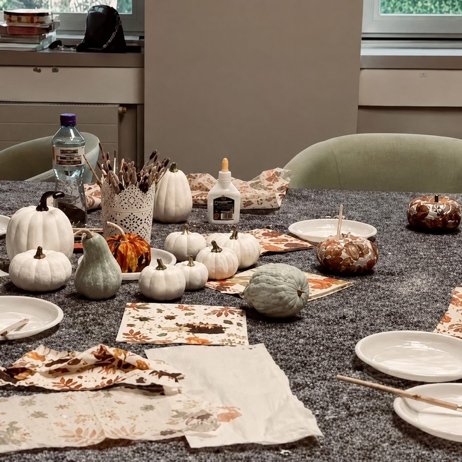 Découpage: dona stile alla tua zucca - 7 ottobre